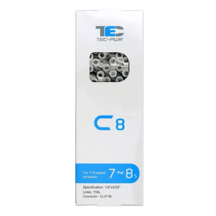 Cadena Bicicleta Tec-pwr C8 116L 8s