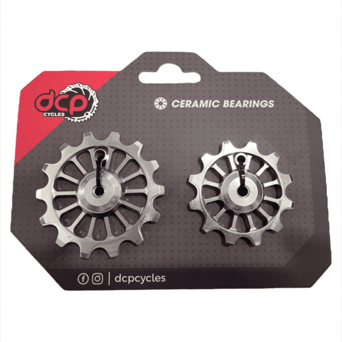 Par de Ruedas de Cambio DCP para Sram 12 Vel Rodamientos Ceramico 12 Y 14t