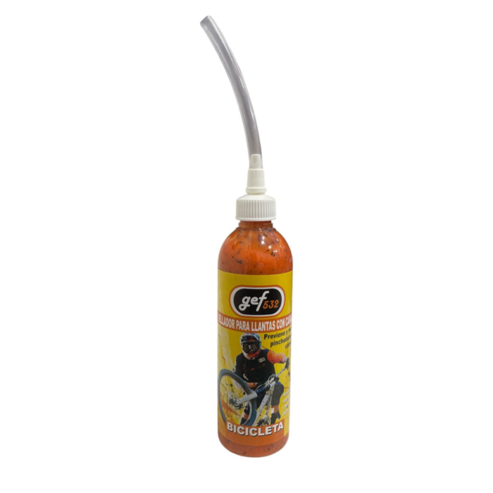 Líquido Antipinchadura Bici Moto Gef No Slime - 8 oz - Imagen 2