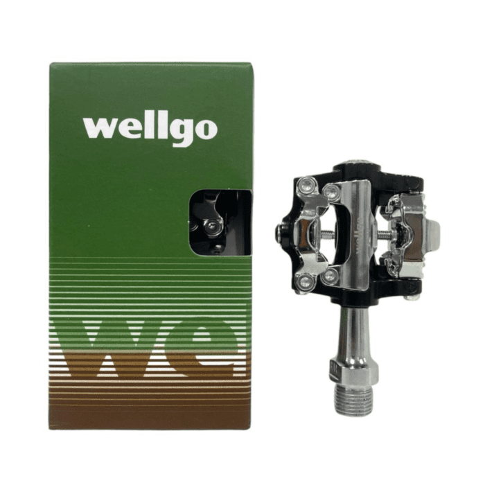 Pedal De Mtb Wellgo M19 Con Calas - Imagen 2