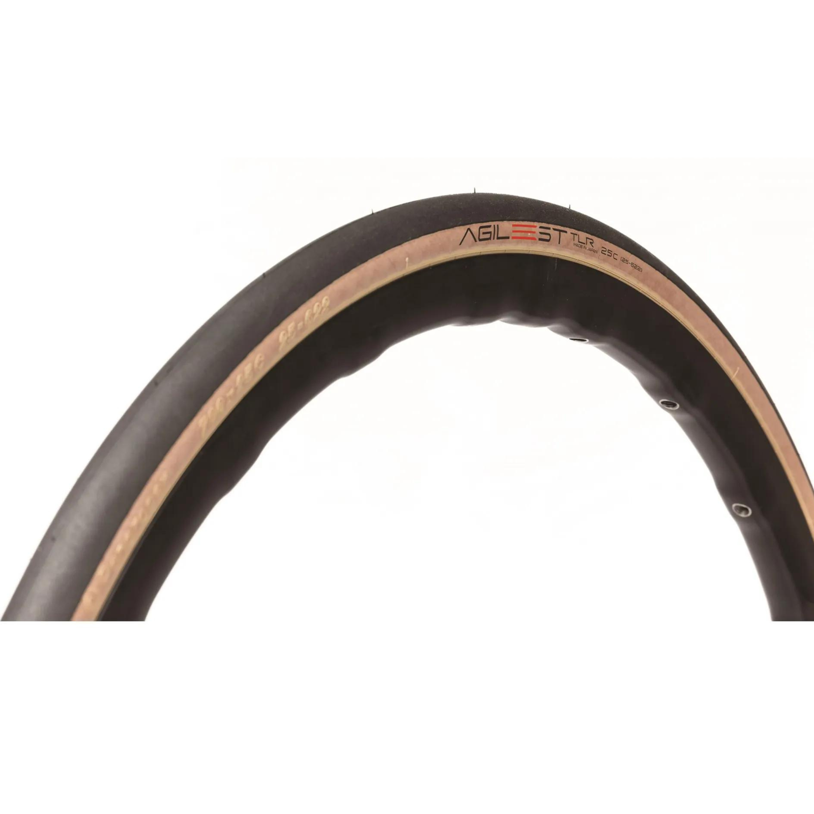 thumbnail image 2 of Panaracer Agilest Duro TLR 700x25c Road Tire – Amber, Foldable, Puncture Resistant, Made In Japan 2 of 5