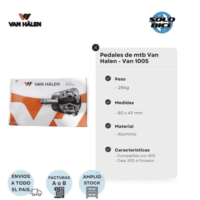 Pedales De Mtb Van Halen Van 1005 - Imagen 3