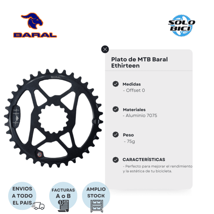 Plato De Mtb Baral Direct Mount Ethirteen - Imagen 2