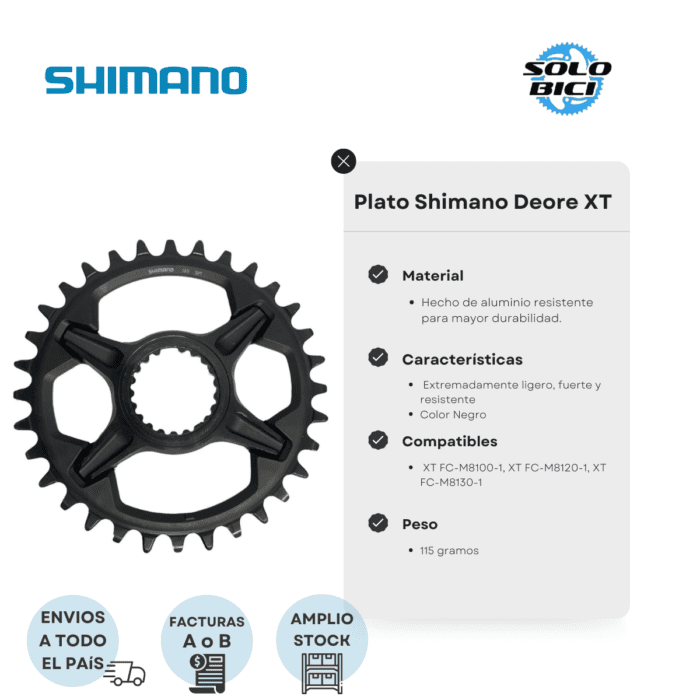 Plato Shimano Deore Xt 32 Dientes - Imagen 2