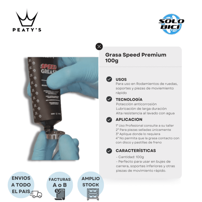Grasa Premium Peatys Speed Grease Uso Intensivo - Imagen 2