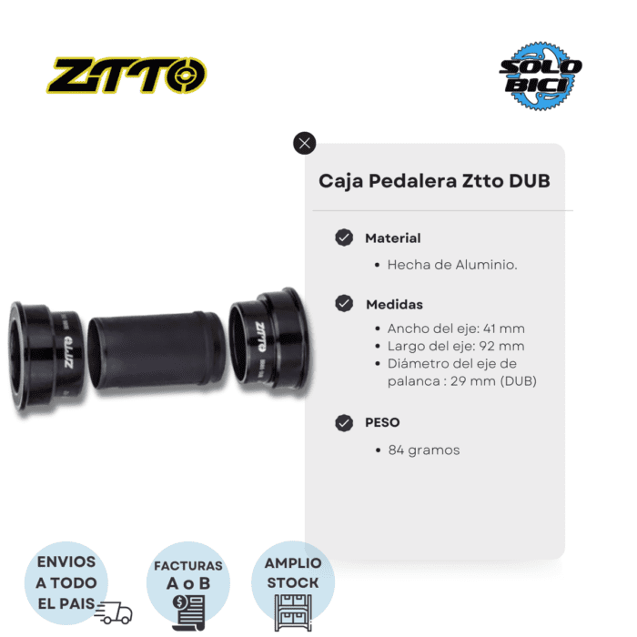 Caja Pedalera Bicicleta Ztto Pressfit Dub 29mm Bb86/92 - Imagen 3