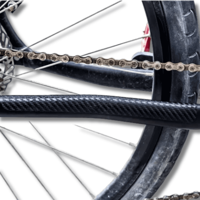 Protector Cubre Vaina Carbono Bicicleta Ztto Adhesivo - Imagen 3