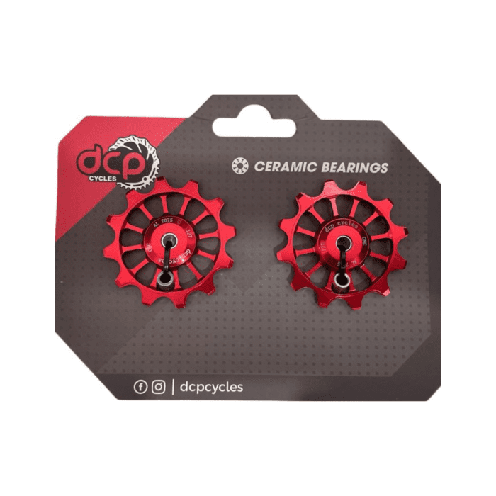 Par de Ruedas de Cambio DCP para Sram 12 Vel Rodamientos Ceramico 12 Y 12t