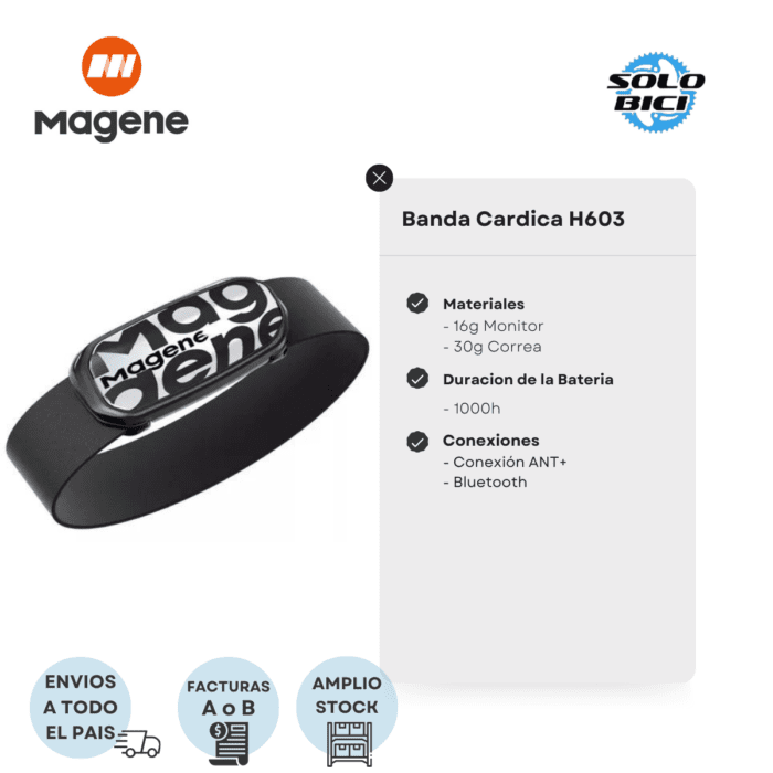 Banda Cardiaca Magene H603 Heart Rate Monitor - Imagen 4