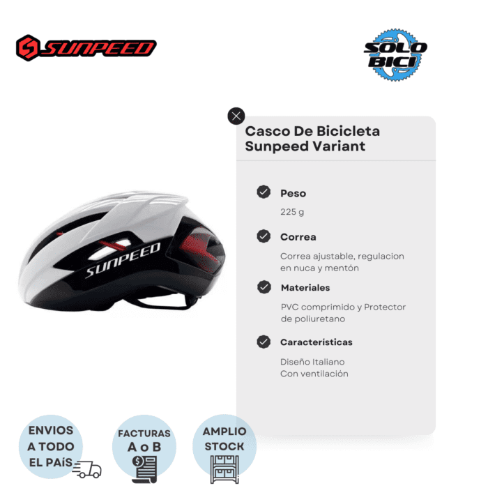 Casco De Bicicleta Sunpeed Variant Ts-100 - Imagen 2