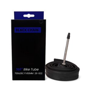 Camara De Bicicleta De Ruta Black Chain 700x28c Presta 80mm