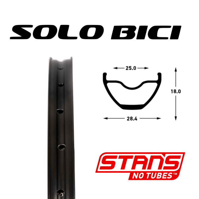 Llanta De Bicicleta 29 Notubes S2 Crest 32 Agujeros - Imagen 2