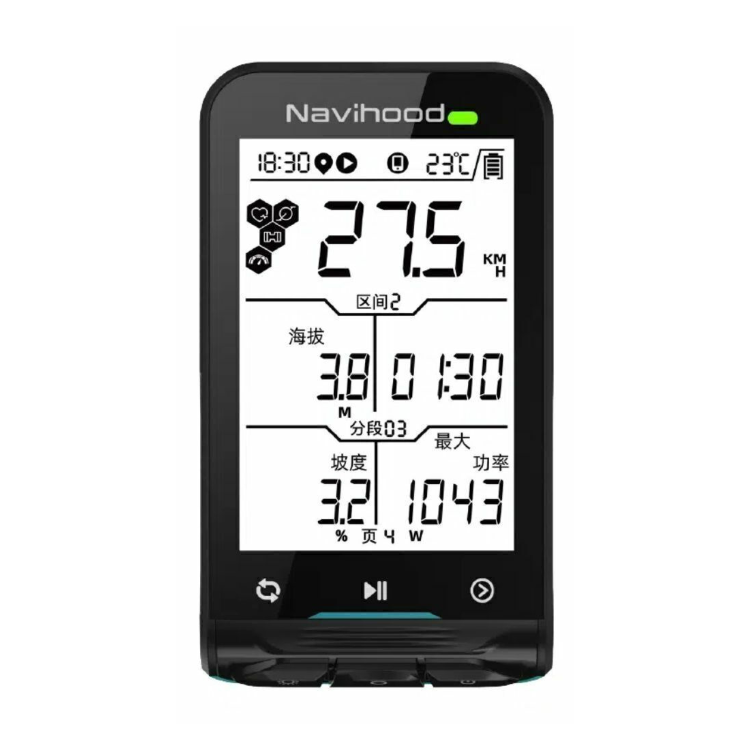 Ciclocomputadora Navihood Smart Gps L3