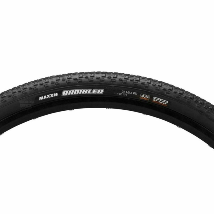 Cubierta De Gravel Maxxis Rambler Exo Tr 120TPI - Negra - Imagen 2