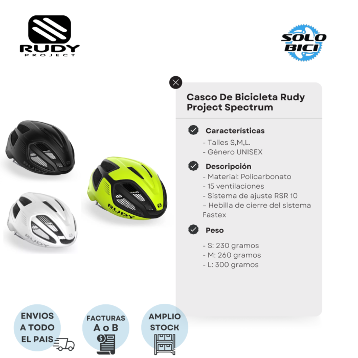 Casco De Bicicleta Rudy Project Spectrum - Imagen 5