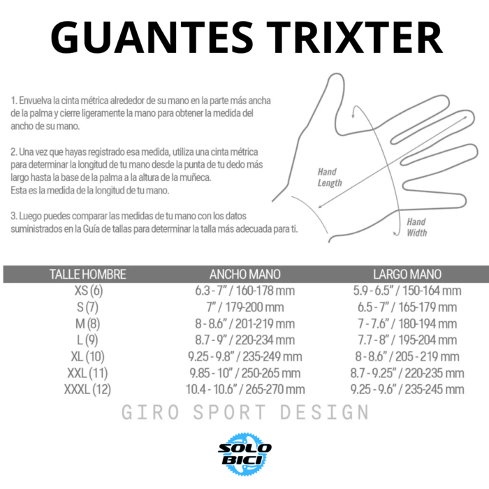 Guantes De Ciclismo Largos Giro Trixter - Imagen 2