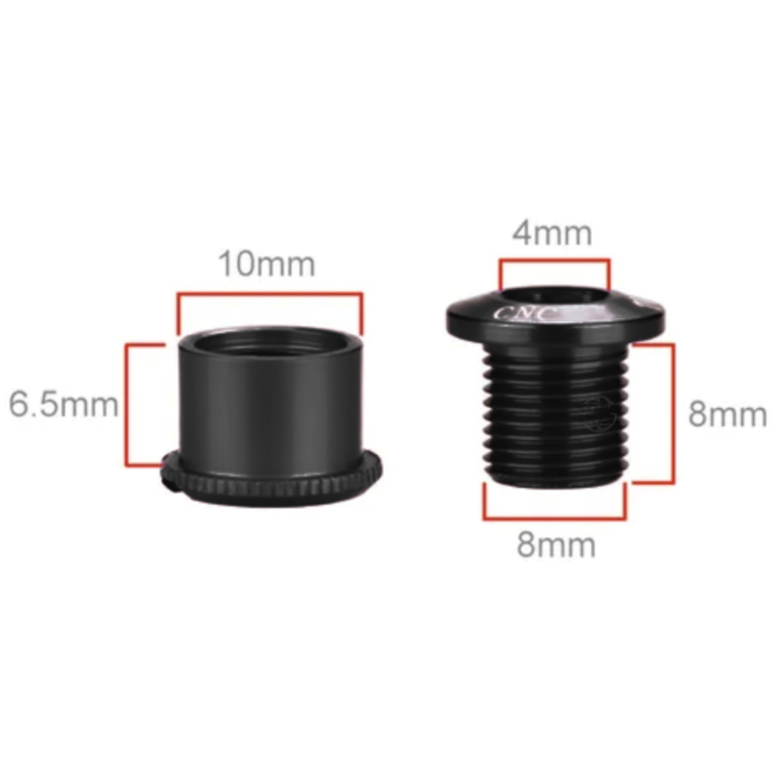Tornillo Para Plato Ztto 5 Unidades Aluminio - Imagen 2