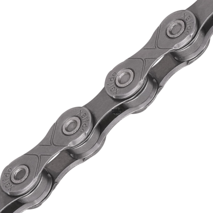 Cadena De Bicicleta Kmc Xglide Silver 126 Eslabones 11/10/9 vel - Imagen 2