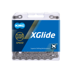 Cadena De Bicicleta Kmc Xglide Silver 126 Eslabones 11/10/9 vel