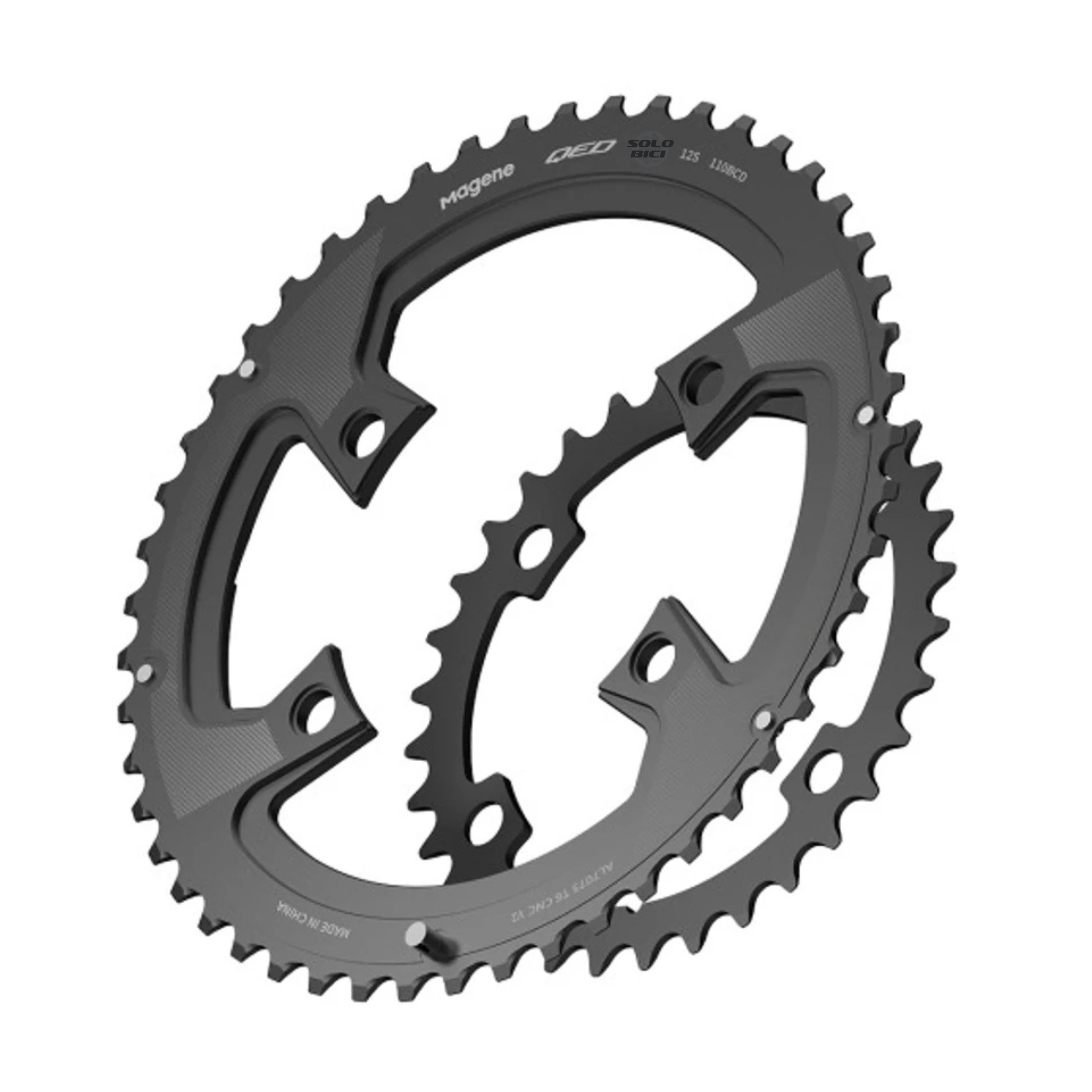 Platos De Ruta Magene Bcd 110 53-39t Aluminio - Imagen 2