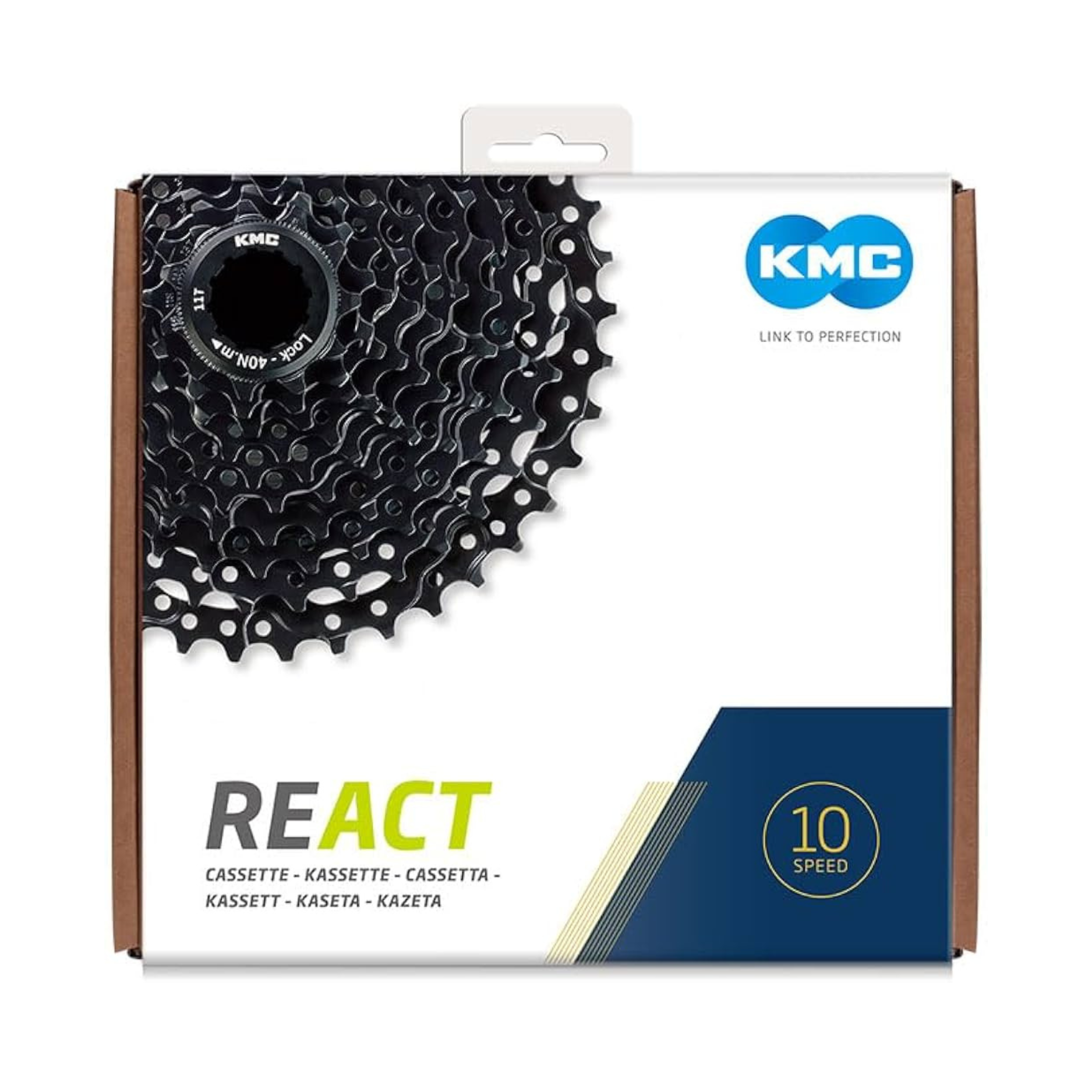 Piñon Mtb Kmc React Cassette Hg 11-42T 10v - Imagen 2