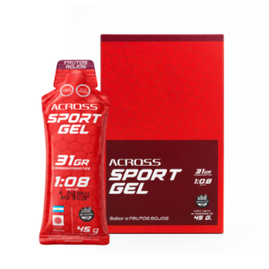 Across Sport Gel Carbohidratos 45g - Frutos Rojos - 12u